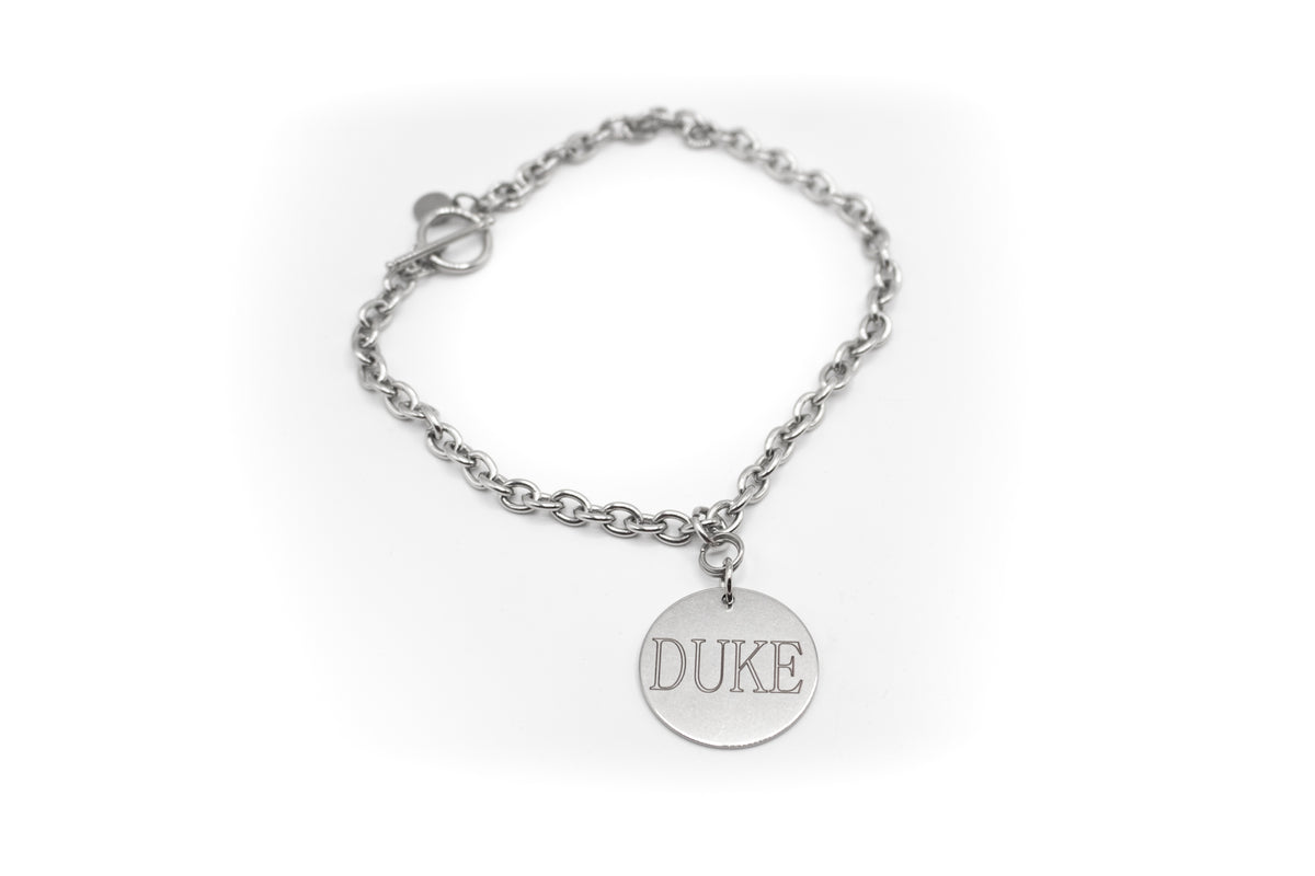 collar para mascota cadena de acero inoxidable color plata personalizado con el nombre de tu mascota y los datos que desee