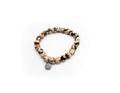 pulsera elástica de piedra natural pintada
