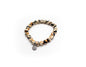 pulsera elástica de piedra natural pintada