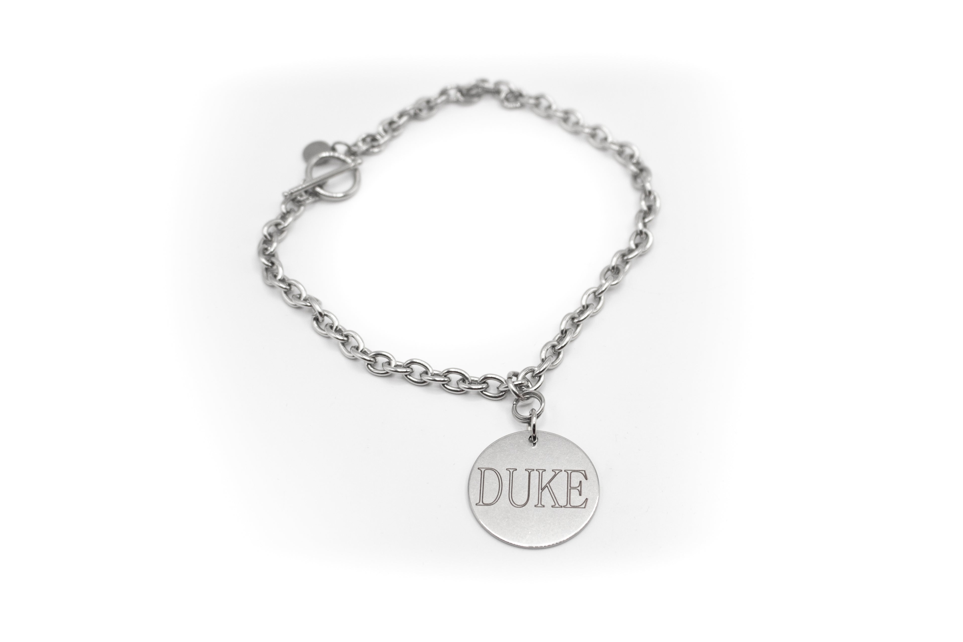 collar para mascota cadena de acero inoxidable color plata personalizado con el nombre de tu mascota y los datos que desee