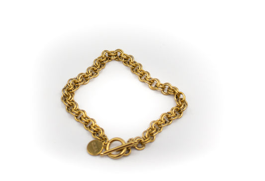 bracelet en acier inoxydable couleur or