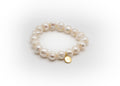 Pulsera elástica de Perla natural de cultivo
