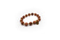 Bracelet en pierre d'aventurine naturelle avec entretoises en acier inoxydable couleur or
