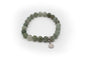 pulsera elástica de piedra natural labradorita