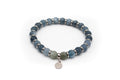 pulsera piedra natural angelita y labradorita