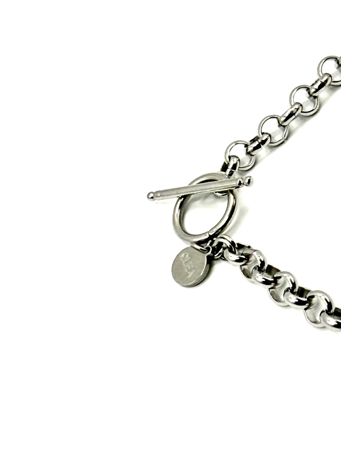 collar exclusivo Agata Azul y acero inoxidable