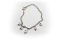 Collar Acero Inoxidable Color Plata y Cerámica