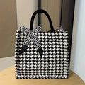 bolso tote pata de gallo