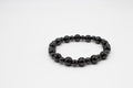 pulsera elástica piedra natural hematites