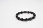 pulsera elástica piedra natural hematites