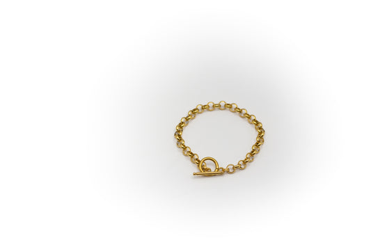 bracelet en acier inoxydable couleur or